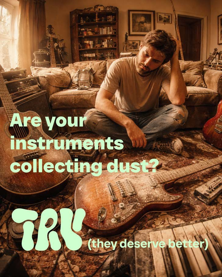Are your instruments collecting dust? Instagram-Post